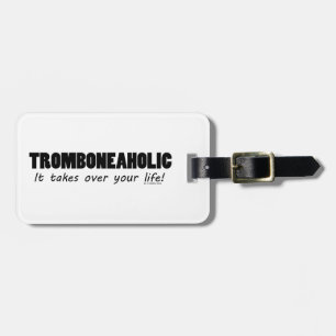 Etiqueta Para Maletas Vida tromboneaholica