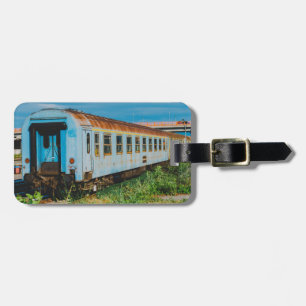 Etiqueta Para Maletas Viejo tren