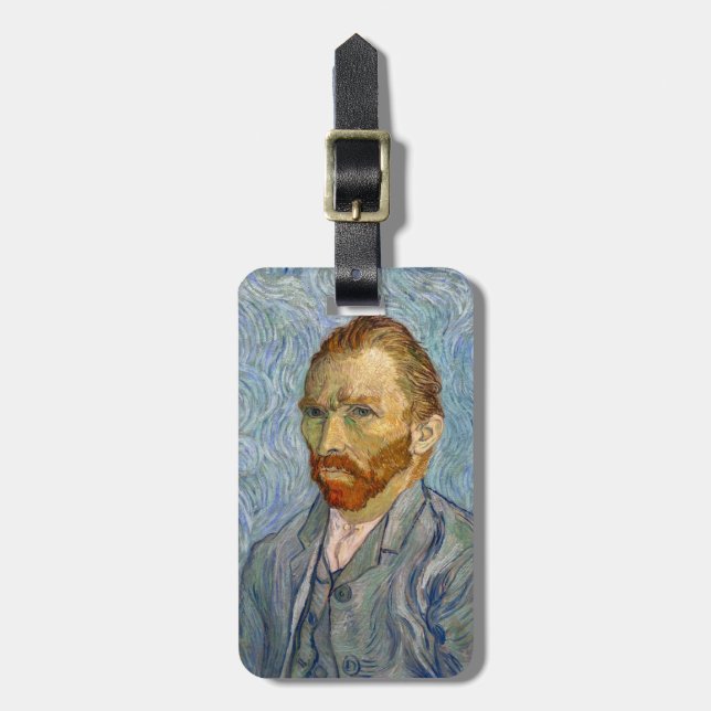 Etiqueta Para Maletas Vincent Van Gogh - Autorretrato (Frente Vertical)