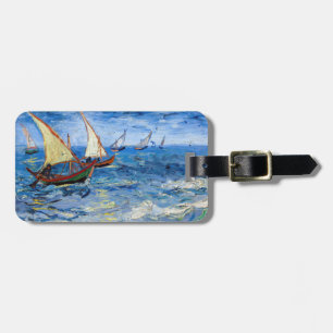 Etiqueta Para Maletas Vincent van Gogh - El paisaje marino de Saintes-Ma