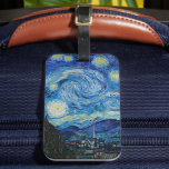 Etiqueta Para Maletas Vincent Van Gogh La Noche Starry<br><div class="desc">Vincent Van Gogh es el detalle nocturno estrellado</div>