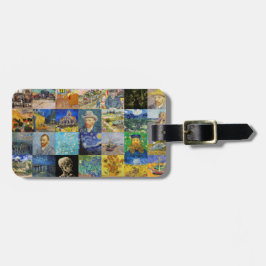 Etiqueta Para Maletas Vincent van Gogh - Piquetas maestras del mosaico