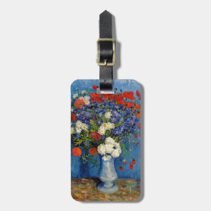 Etiqueta Para Maletas Vincent van Gogh - Vase con Cornflowers & Poppies