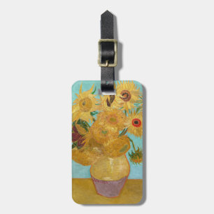 Etiqueta Para Maletas Vincent Van Gogh - Vase con doce girasoles