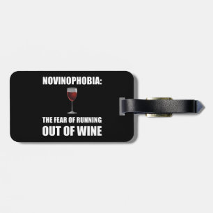 Etiqueta Para Maletas Vino de Novinophobia
