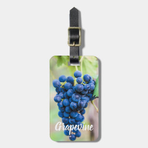 Etiqueta Para Maletas Vino de uva para regalo de viticultor de vino