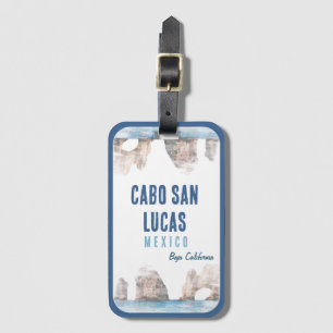 Etiqueta Para Maletas Vintage del Arco de Agua Cabo San Lucas México
