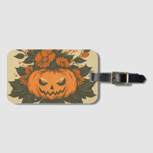 Etiqueta Para Maletas Vintage/Halloween/Caída/Calabaza