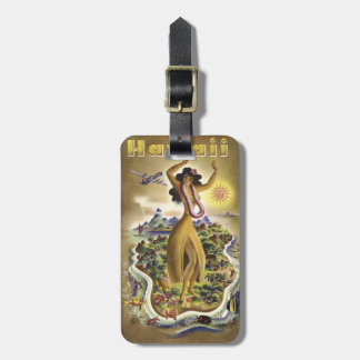 Etiqueta Para Maletas Vintage Hawaii 2