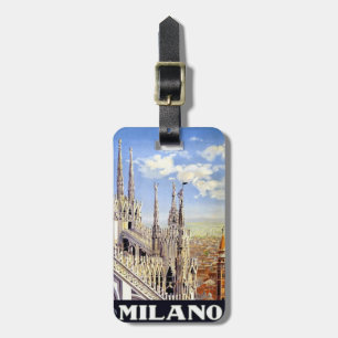 Etiqueta Para Maletas Vintage Milano