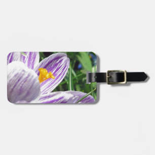 Etiqueta Para Maletas Violet Spring Crocus