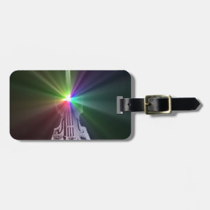 Etiqueta Para Maletas Violín del arco iris