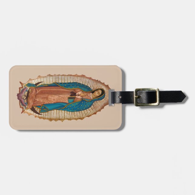 Etiqueta Para Maletas Virgen de Guadalupe (Frente Horizontal)