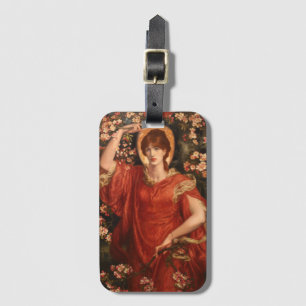 Etiqueta Para Maletas Visión de Fiammetta (por Dante Gabriel Rossetti)
