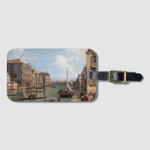 Etiqueta Para Maletas Vista de Canaletto al Gran Canal