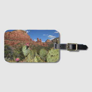 Etiqueta Para Maletas Vista de motas gemelas el   Sedona, Arizona