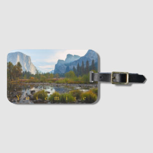 Etiqueta Para Maletas Vista del valle de Yosemite