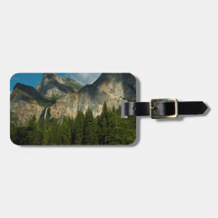 Etiqueta Para Maletas Vista Dramática Del Valle Yosemite Desde Las Puert