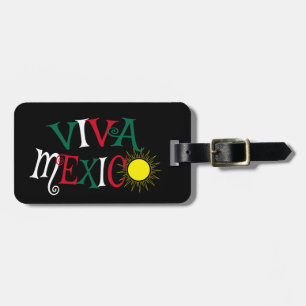 Etiqueta Para Maletas Viva México