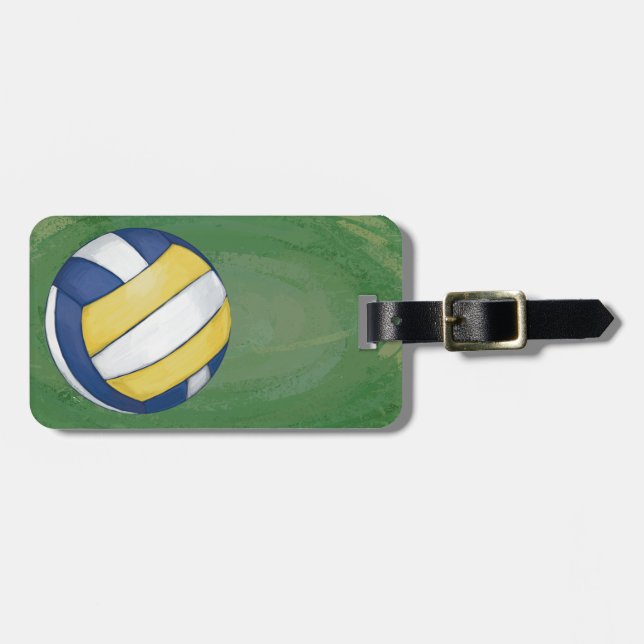 Etiqueta Para Maletas Voleibol (Frente Horizontal)