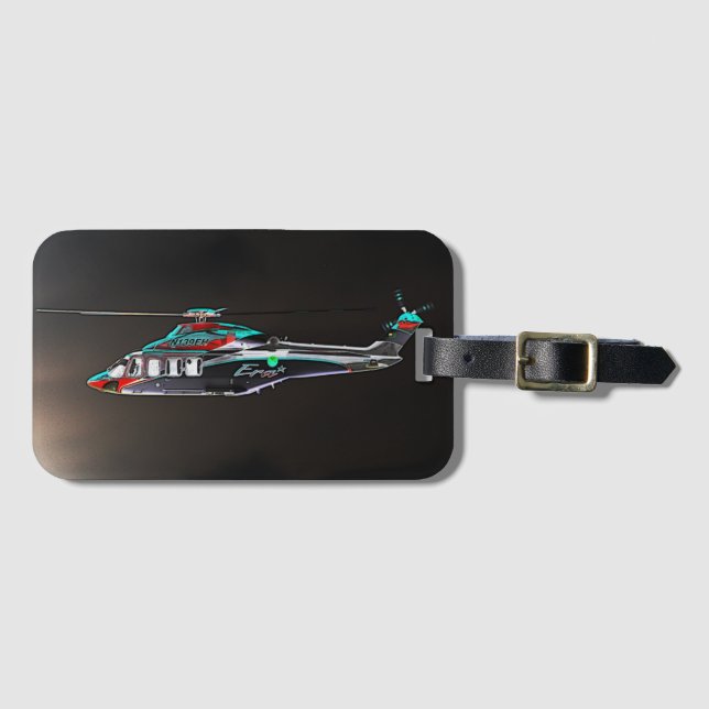 Etiqueta Para Maletas Vuelo 2 bc ltcnm (Anverso horizontal)