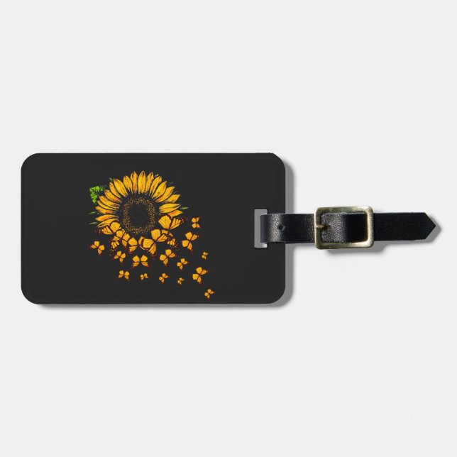 Etiqueta Para Maletas Vuelo del sol (Frente Horizontal)