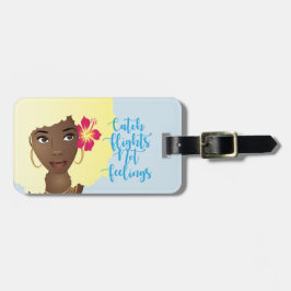 Etiqueta Para Maletas Vuelos de captura sin sentimientos mujeres negras 