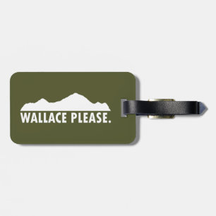 Etiqueta Para Maletas Wallace Idaho Please