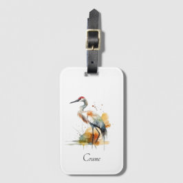 Etiqueta Para Maletas Wandering Crane, personalizado