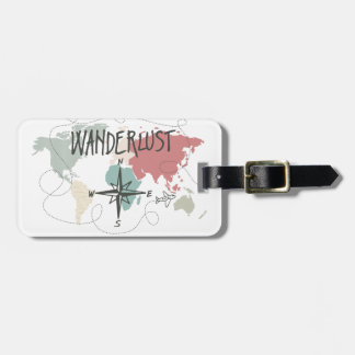 Etiqueta Para Maletas Wanderlust