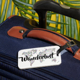 Etiqueta Para Maletas Wanderlust