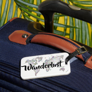 Etiqueta Para Maletas Wanderlust