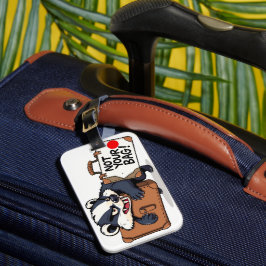 Etiqueta Para Maletas Warning Not Your Bag Don't Touch