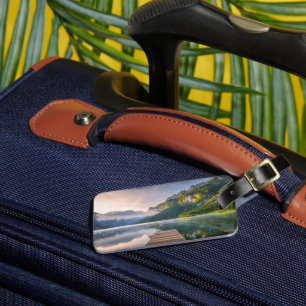 Etiqueta Para Maletas Water Azure Alpine Lake, Austria