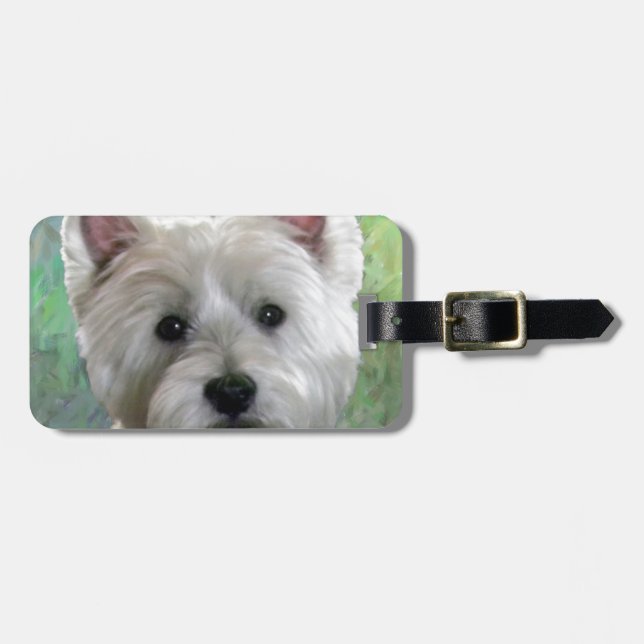 ETIQUETA PARA MALETAS WESTIE (Frente Horizontal)