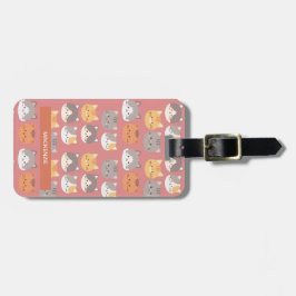 Etiqueta Para Maletas Whiskers y Whimsy personalizados