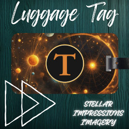 Etiqueta Para Maletas Whisper galáctico