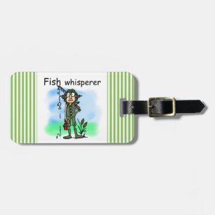 Etiqueta Para Maletas Whisperer de los pescados