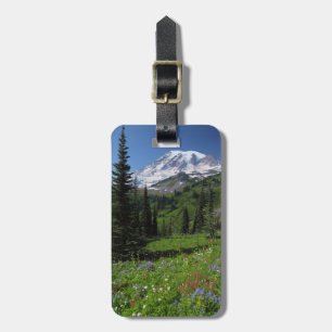 Etiqueta Para Maletas Wildflowers en el Monte Rainier