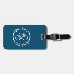 Etiqueta Para Maletas Will Pull For Beer Cycling
