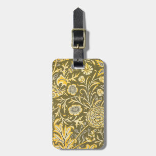 Etiqueta Para Maletas William Morris el diseño de Cherwell para la pana