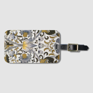 Etiqueta Para Maletas William Morris Flor floral Lodden