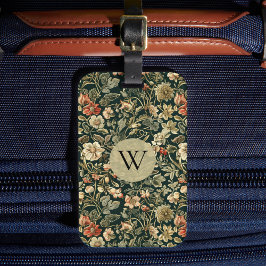 Etiqueta Para Maletas William Morris Floral