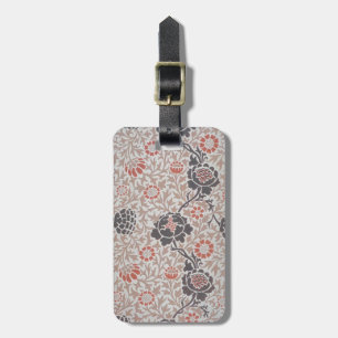 Etiqueta Para Maletas William Morris Grafton Diseño de Arte Botánico