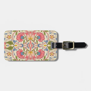 Etiqueta Para Maletas William Morris Lodden Estampado Floral Pastel