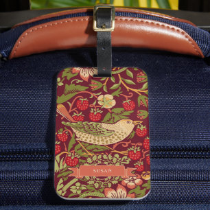 Etiqueta Para Maletas William Morris Strawberry Thief Luggage Tag