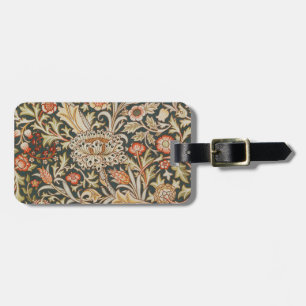 Etiqueta Para Maletas William Morris Trent Jardín Flor Clásico Botánico