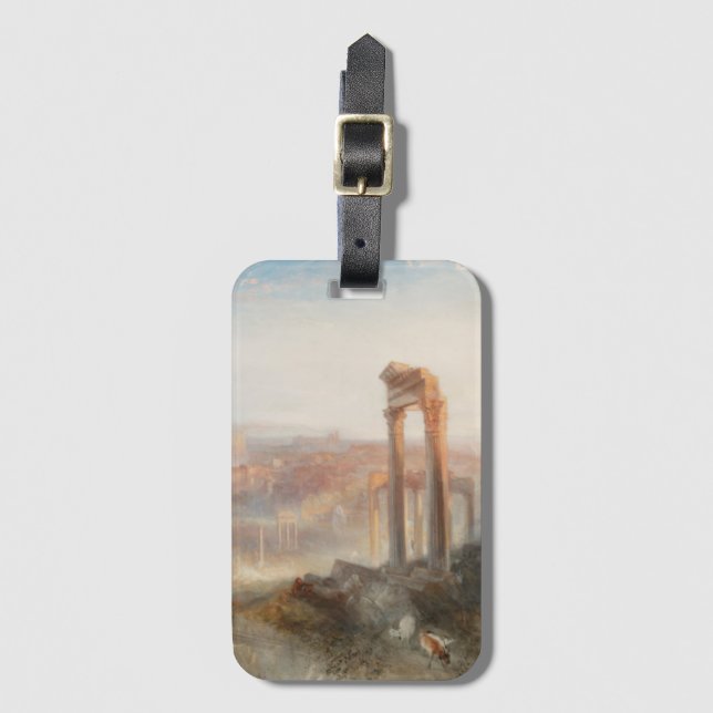Etiqueta Para Maletas William Turner British - Roma-Campo Vaccino modern (Anverso vertical)