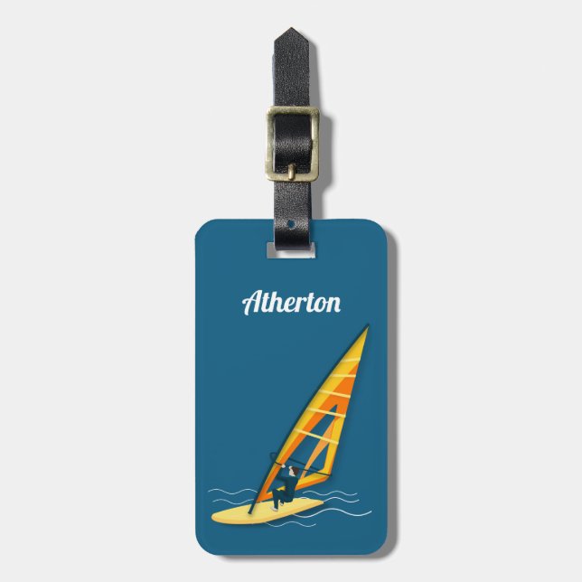Etiqueta Para Maletas Windsurf (Frente Vertical)