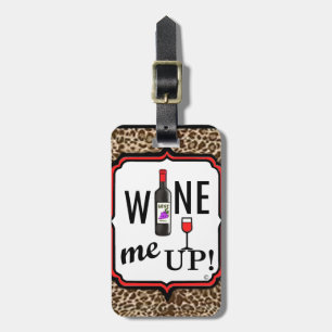 Etiqueta Para Maletas ¡Wine para arriba!